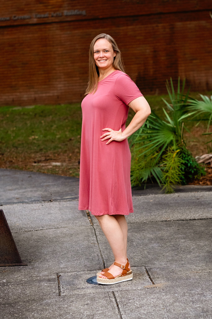 Mid-weight Bamboo Spandex - Blossom