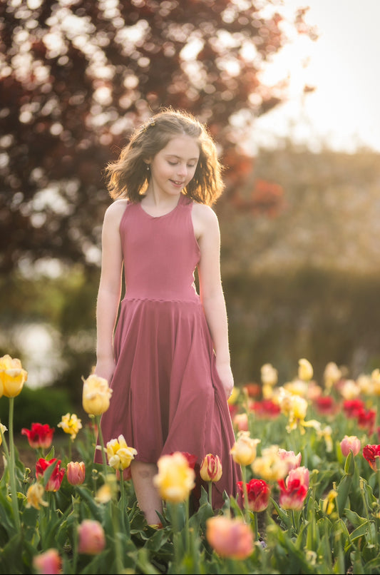 Mid-weight Bamboo Spandex - Blossom