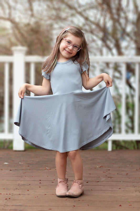 Mid-weight Bamboo Spandex - Iceberg