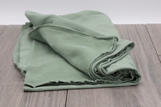 Organic Cotton Spandex French Terry - Lily Pad