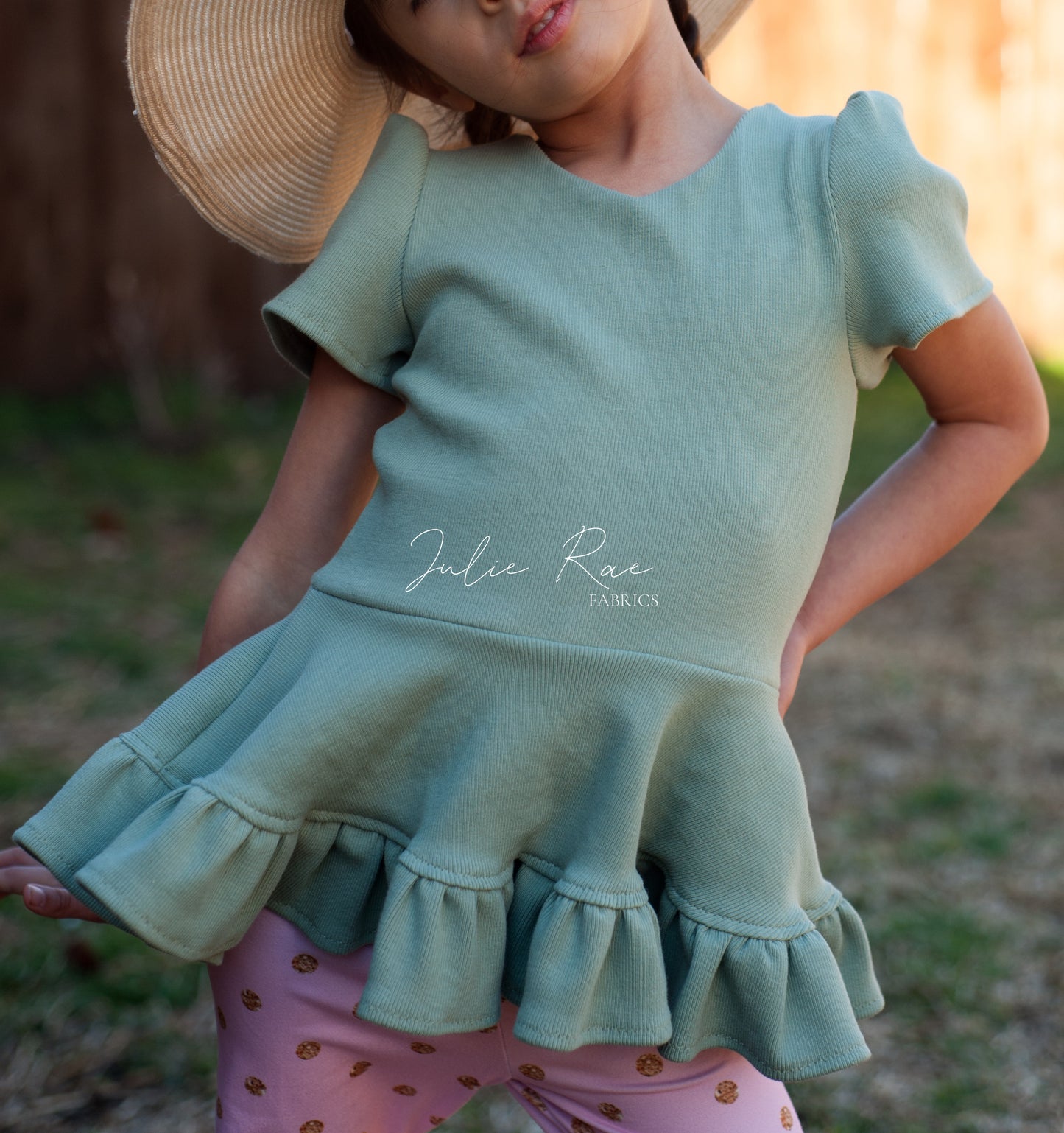 Organic 2x1 Rib - Lily Pad