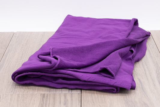 Organic Cotton Spandex French Terry - Imperial Purple