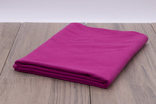 American milled Organic 2x1 Rib - Festival Fuchsia