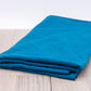 American milled Organic Cotton Spandex French Terry - Blue Opal